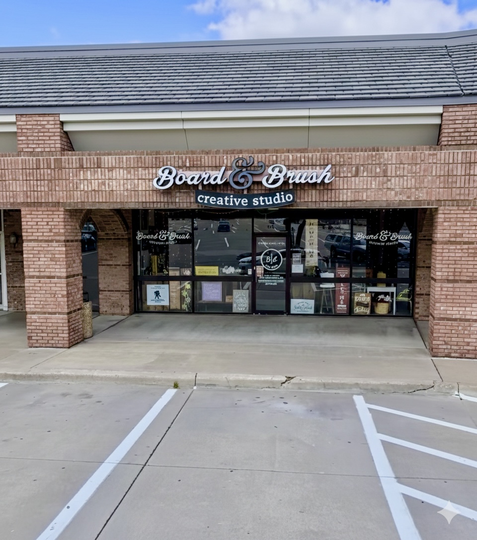 Board & Brush Creative Studio - Fort Worth, TX - $124K+ Revenue